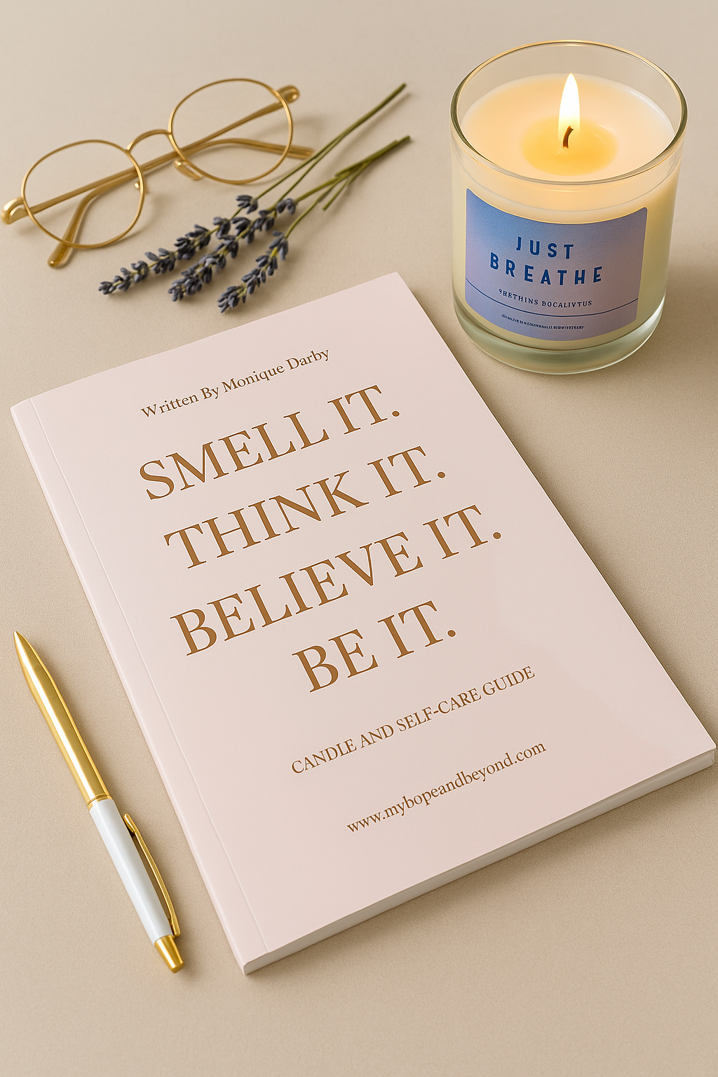 Smell It. Think It. Believe It. Be It. (Candle Routine Guide)